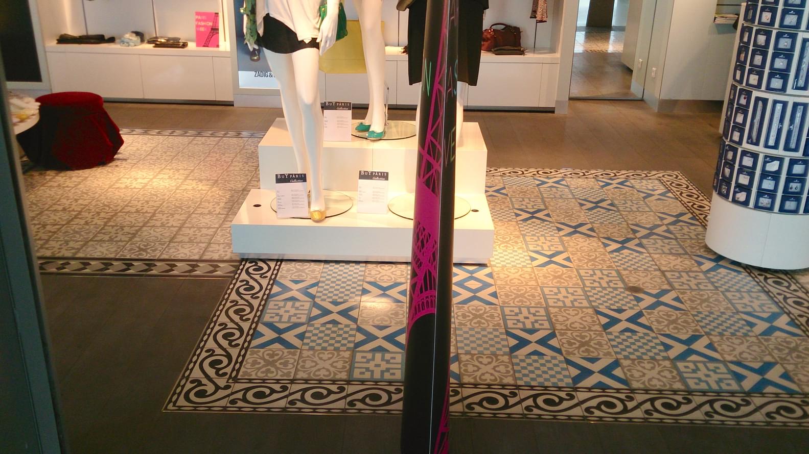 цемент фабрики Carodeco коллекция Les Fleurs Et Arabesques