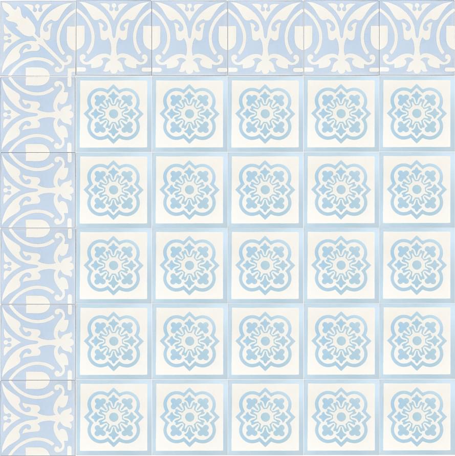 цемент фабрики Carodeco коллекция Les Fleurs Et Arabesques