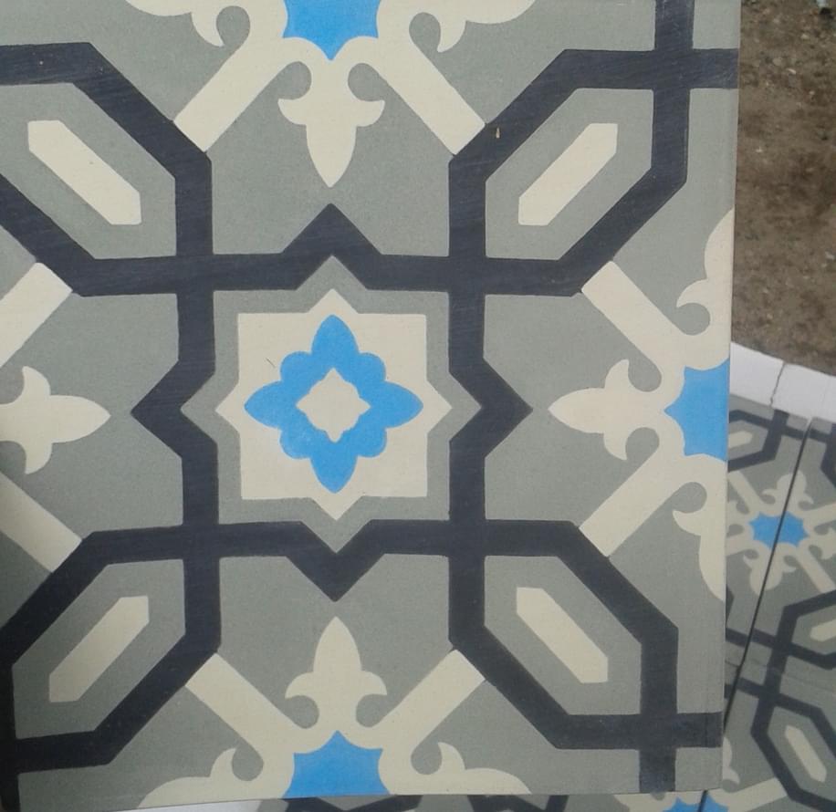 цемент фабрики Carodeco коллекция Les Fleurs Et Arabesques