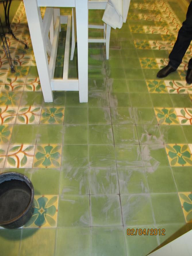 цемент фабрики Carodeco коллекция Les Fleurs Et Arabesques