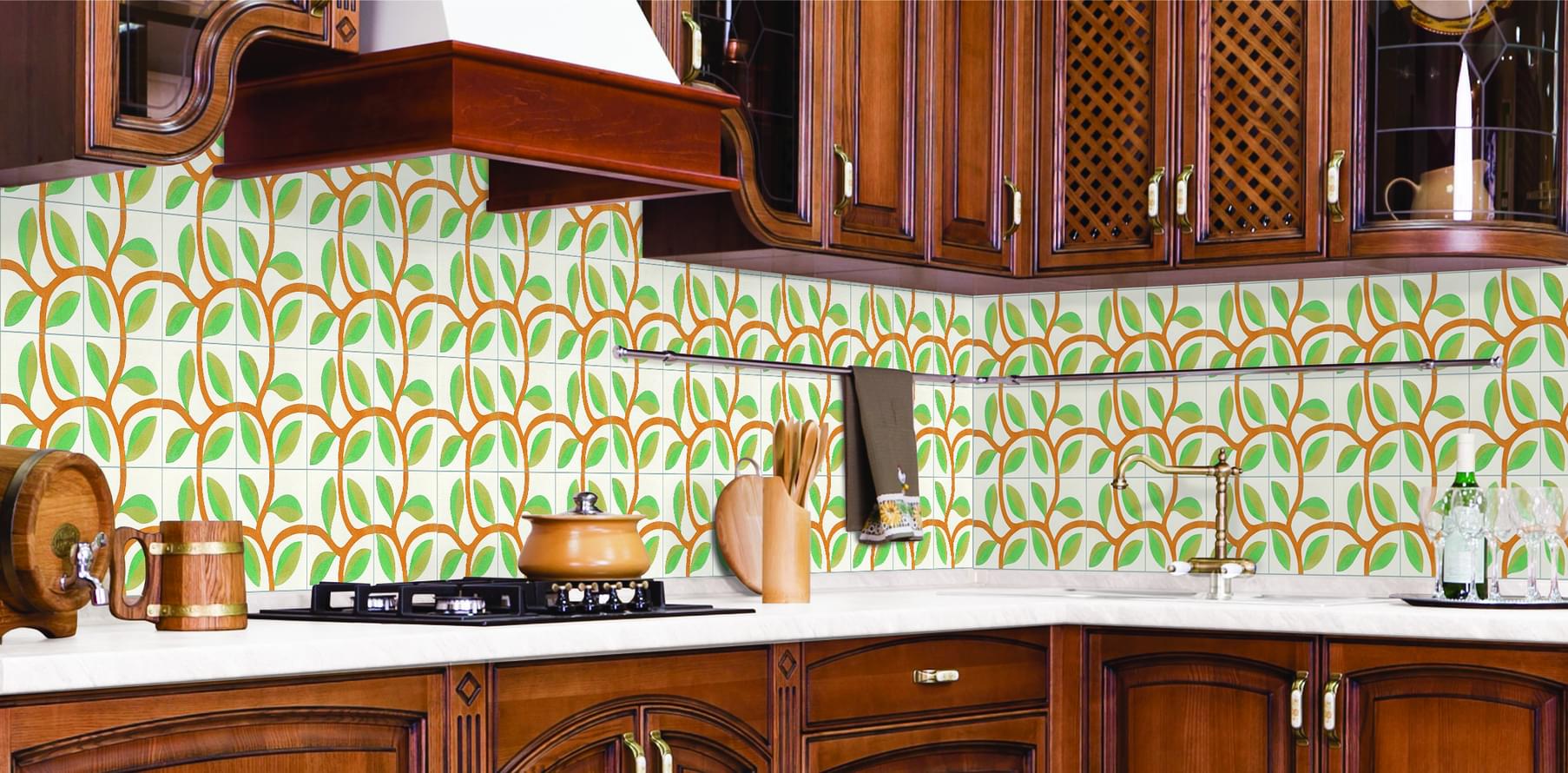 цемент фабрики Carodeco коллекция Les Fleurs Et Arabesques