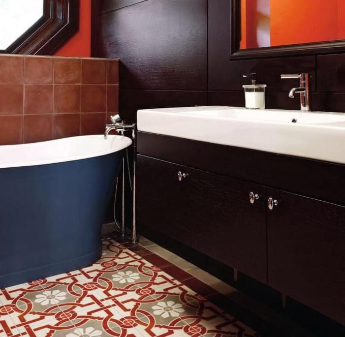 цемент фабрики Carodeco коллекция Les Fleurs Et Arabesques