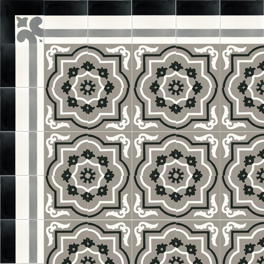 цемент фабрики Carodeco коллекция Les Fleurs Et Arabesques