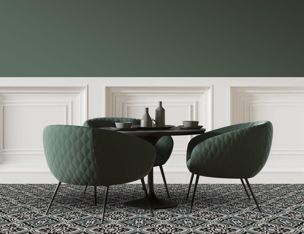 цемент фабрики Carodeco коллекция Les Fleurs Et Arabesques