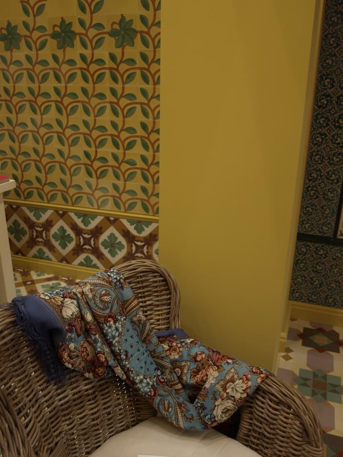 цемент фабрики Carodeco коллекция Les Fleurs Et Arabesques