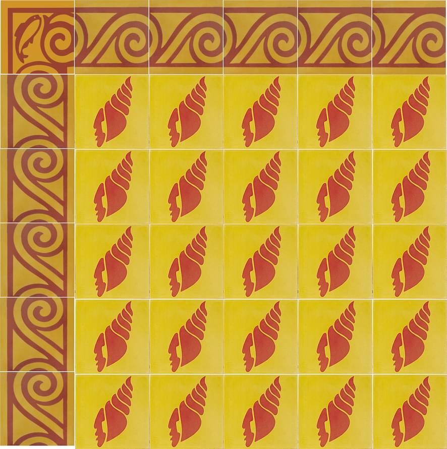 цемент фабрики Carodeco коллекция Les Frises