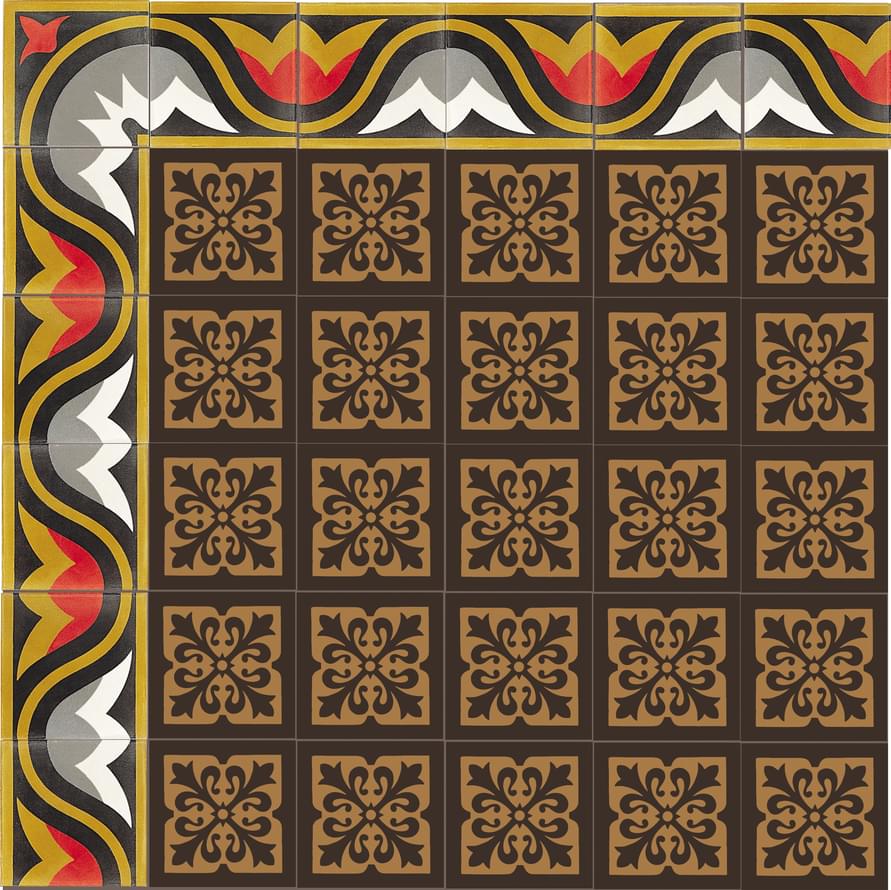 цемент фабрики Carodeco коллекция Les Frises