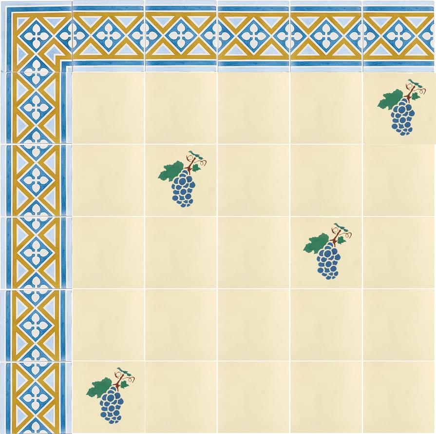 цемент фабрики Carodeco коллекция Les Frises