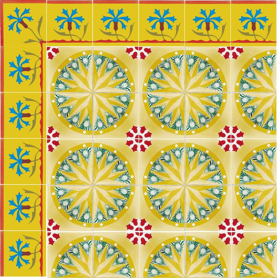 цемент фабрики Carodeco коллекция Les Geometrique