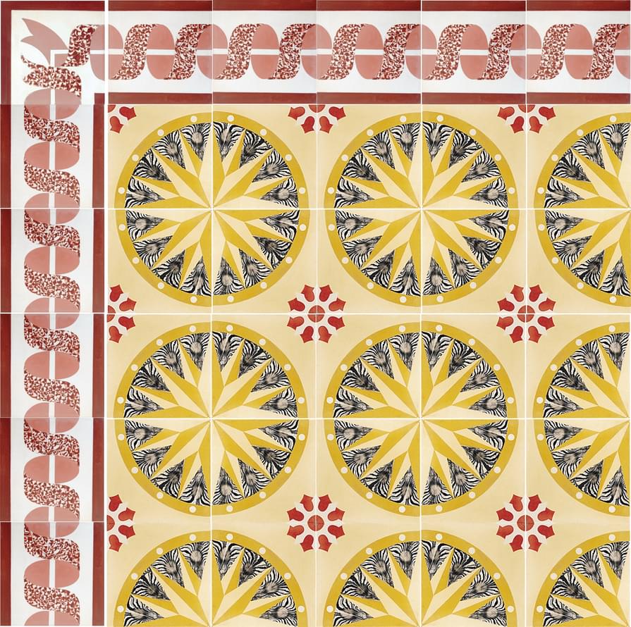 цемент фабрики Carodeco коллекция Les Geometrique