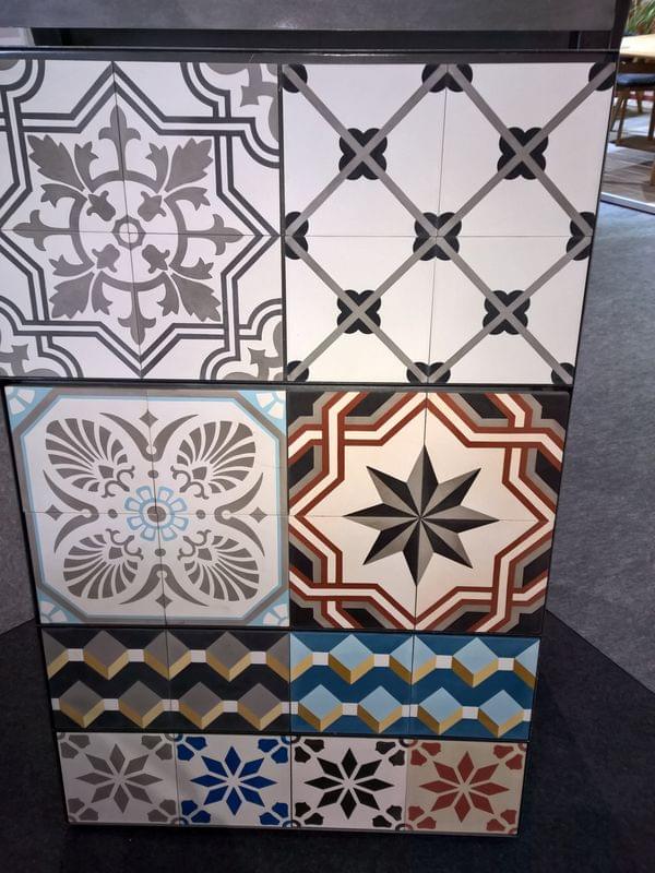 цемент фабрики Carodeco коллекция Les Geometrique