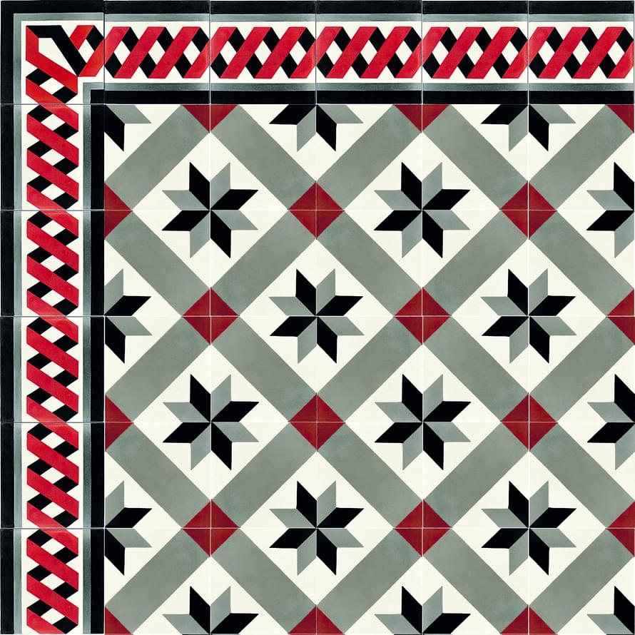 цемент фабрики Carodeco коллекция Les Geometrique