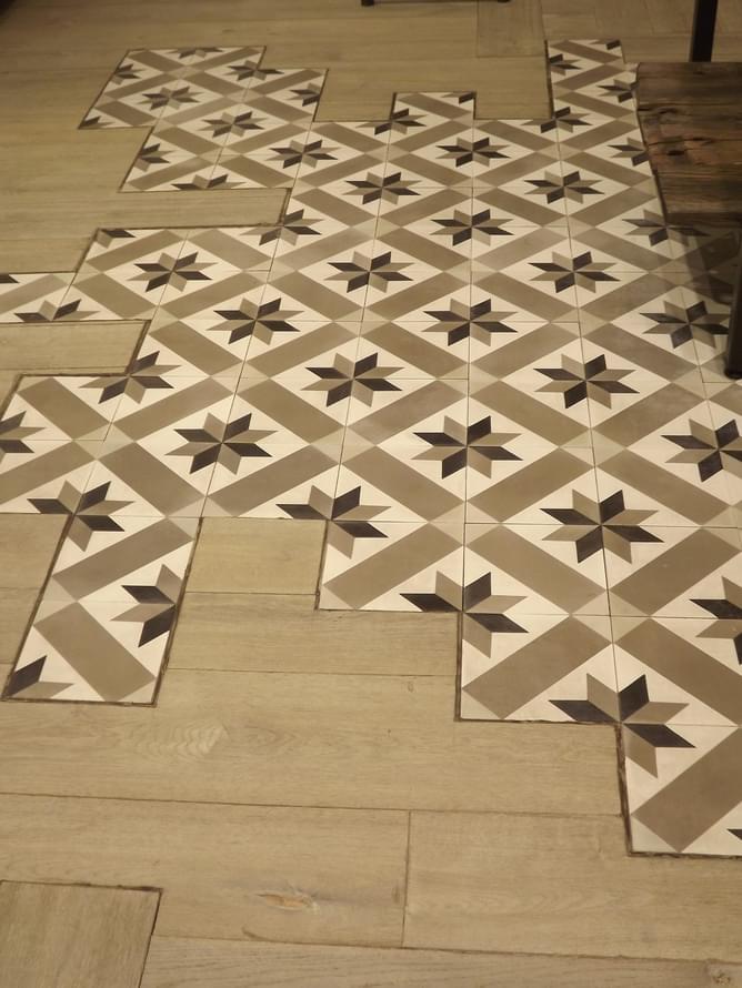 цемент фабрики Carodeco коллекция Les Geometrique