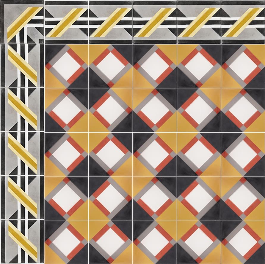 цемент фабрики Carodeco коллекция Les Geometrique