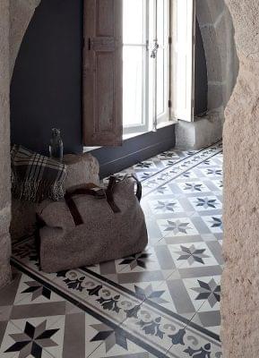 цемент фабрики Carodeco коллекция Les Geometrique