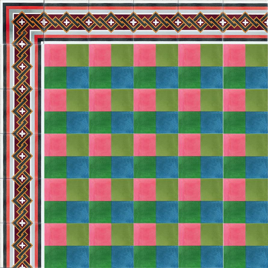 цемент фабрики Carodeco коллекция Les Geometrique