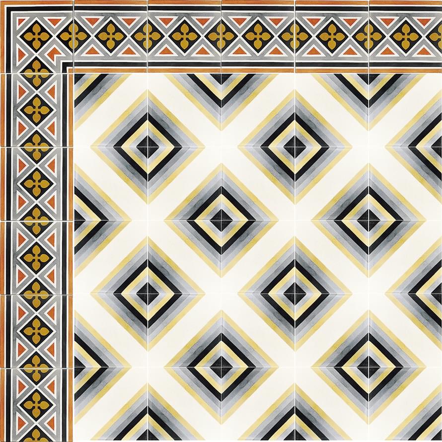 цемент фабрики Carodeco коллекция Les Geometrique