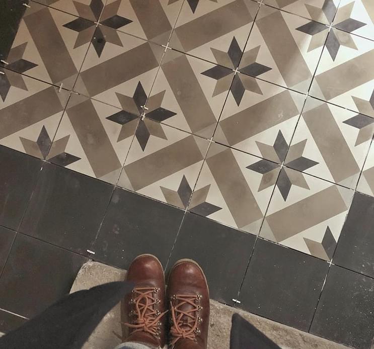 цемент фабрики Carodeco коллекция Les Geometrique