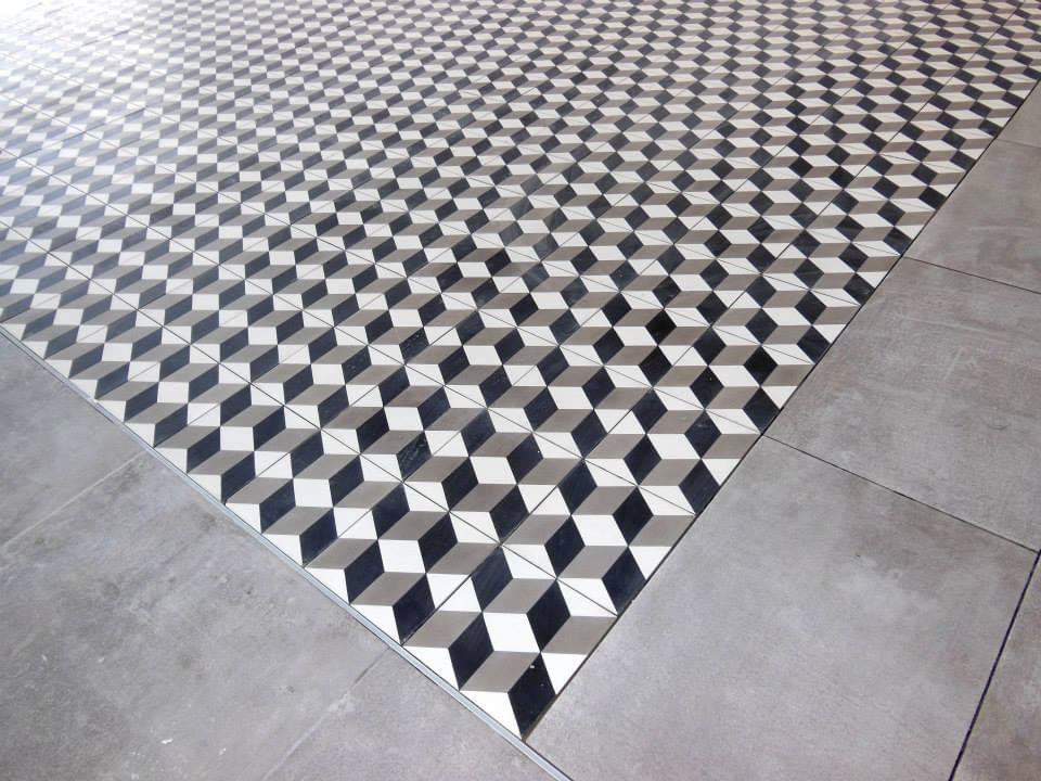 цемент фабрики Carodeco коллекция Les Geometrique