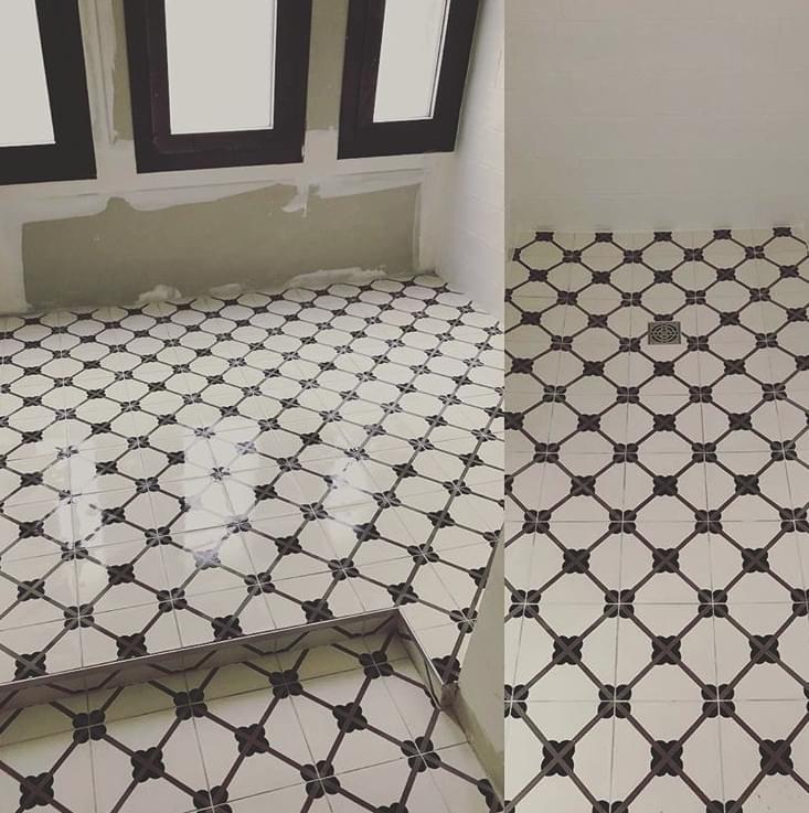 цемент фабрики Carodeco коллекция Les Geometrique