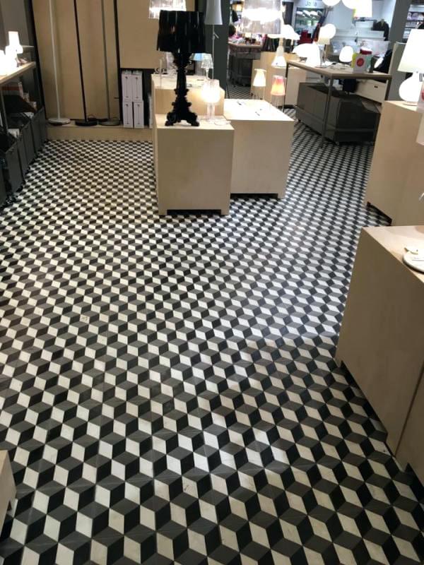 цемент фабрики Carodeco коллекция Les Geometrique