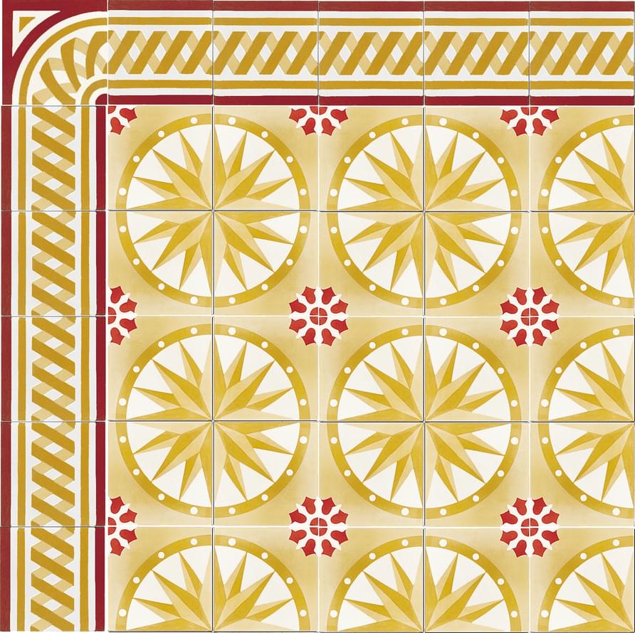 цемент фабрики Carodeco коллекция Les Geometrique