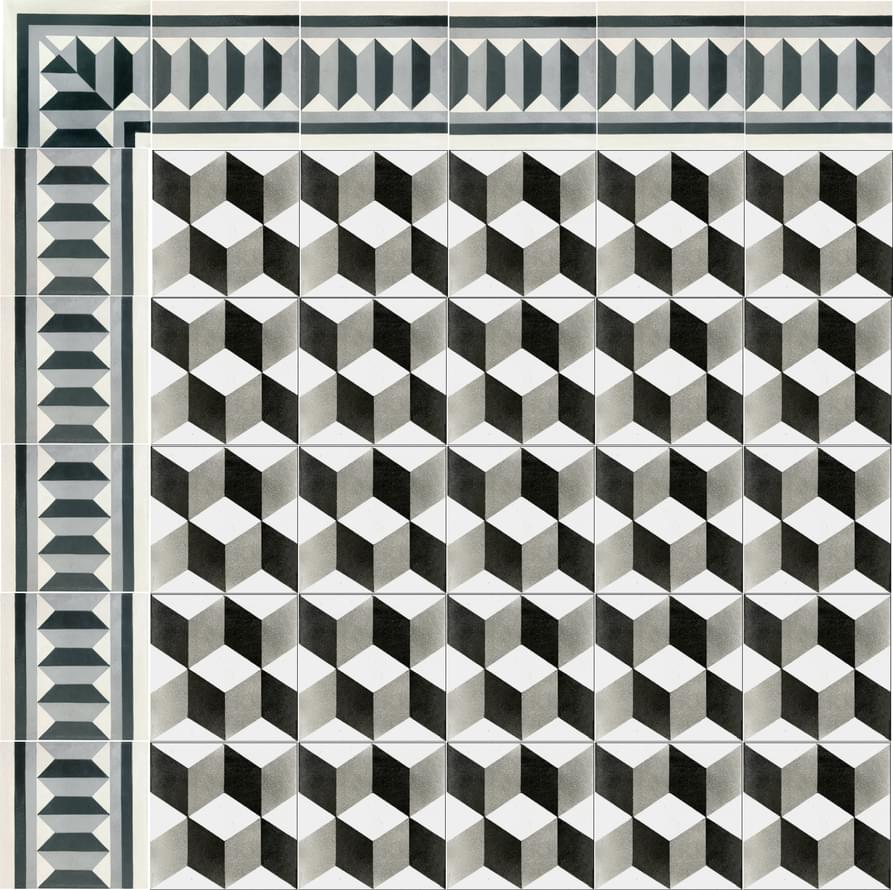 цемент фабрики Carodeco коллекция Les Geometrique