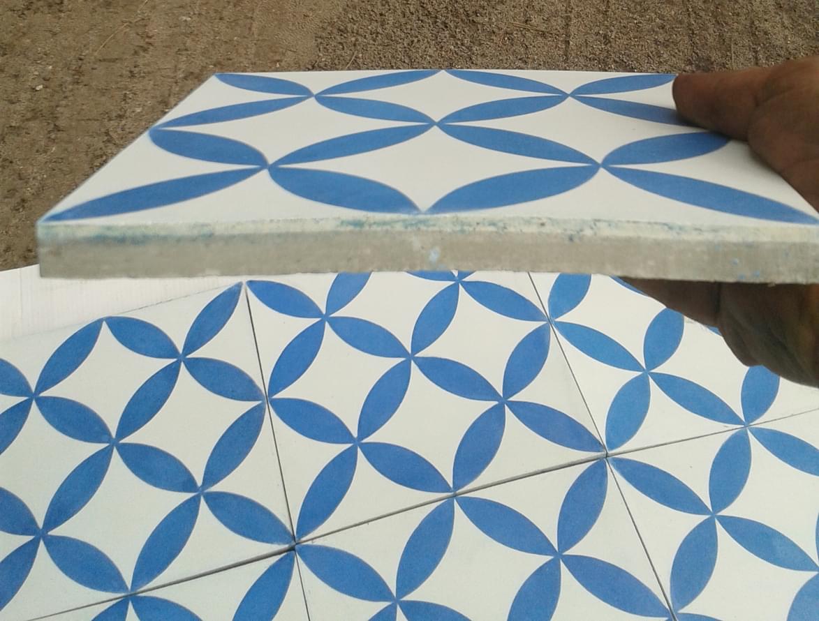 цемент фабрики Carodeco коллекция Les Geometrique