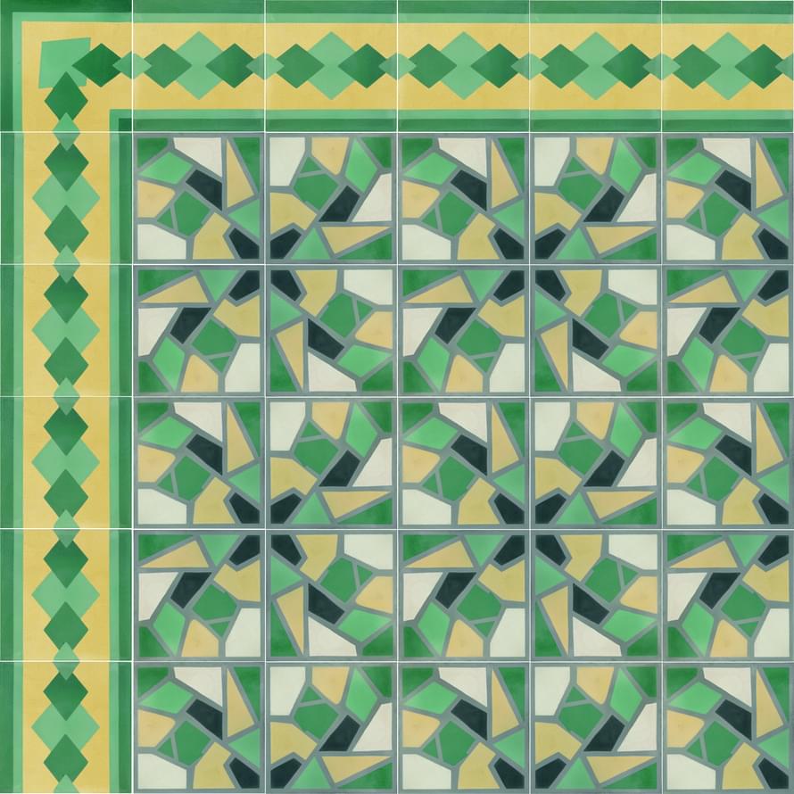 цемент фабрики Carodeco коллекция Les Geometrique