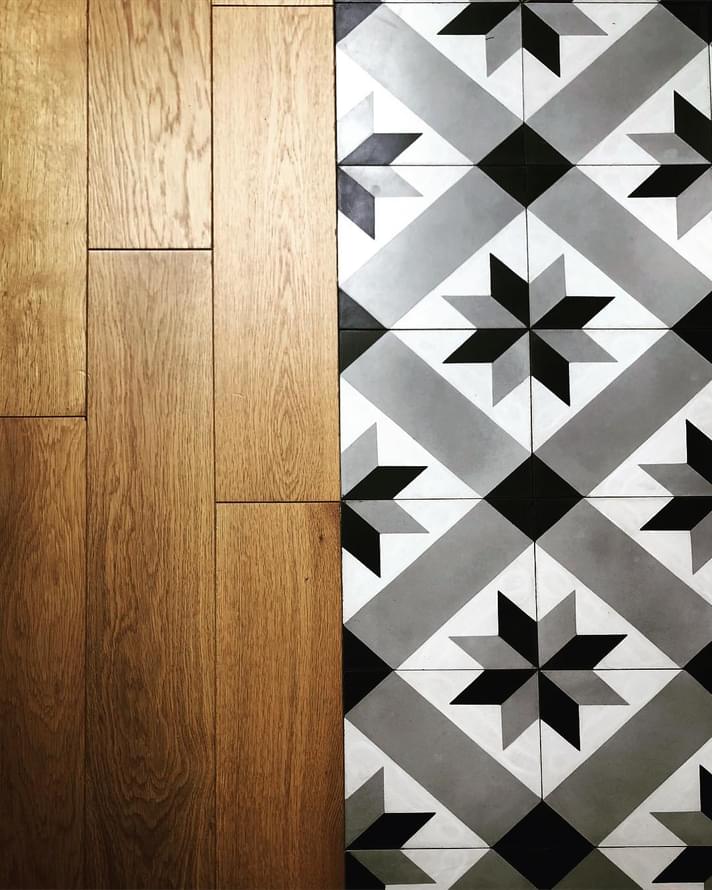 цемент фабрики Carodeco коллекция Les Geometrique