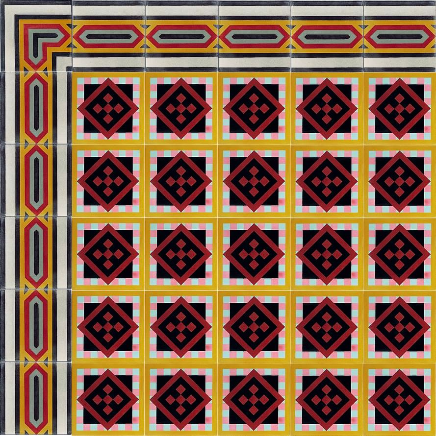 цемент фабрики Carodeco коллекция Les Geometrique