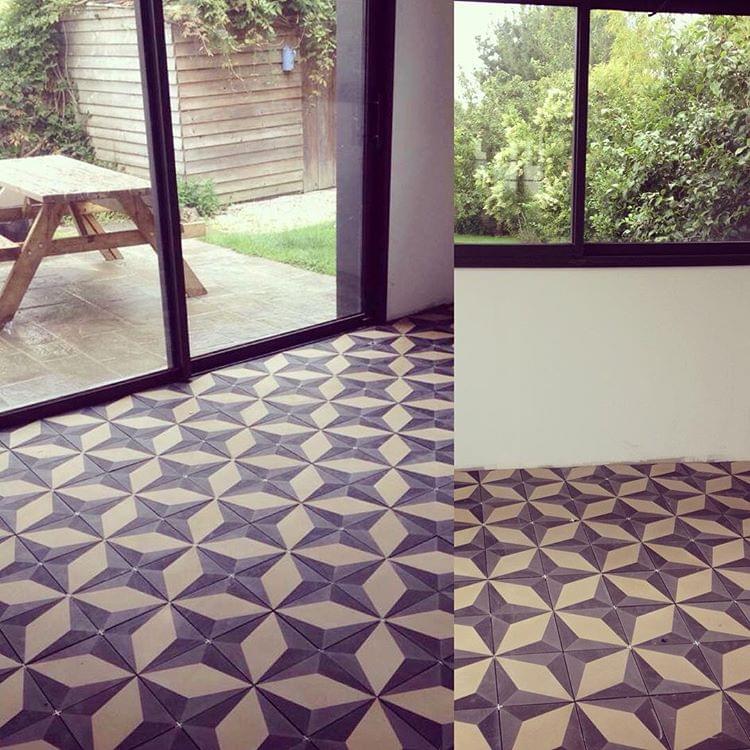 цемент фабрики Carodeco коллекция Les Geometrique