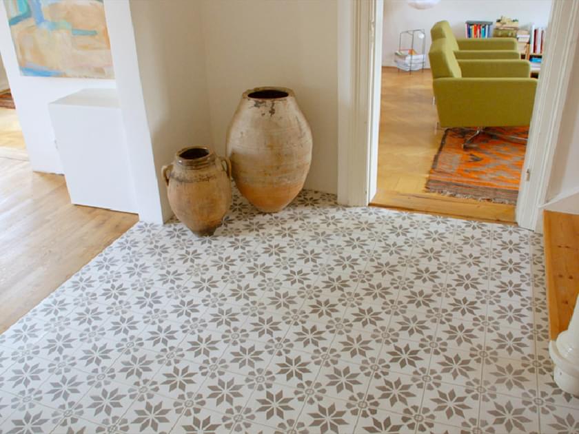 цемент фабрики Carodeco коллекция Les Geometrique