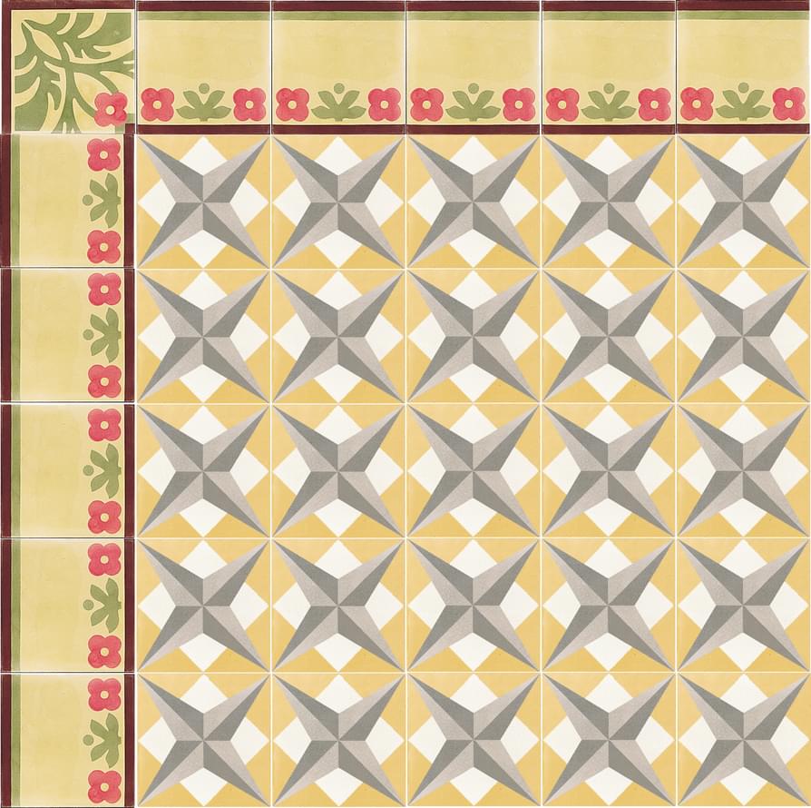 цемент фабрики Carodeco коллекция Les Geometrique