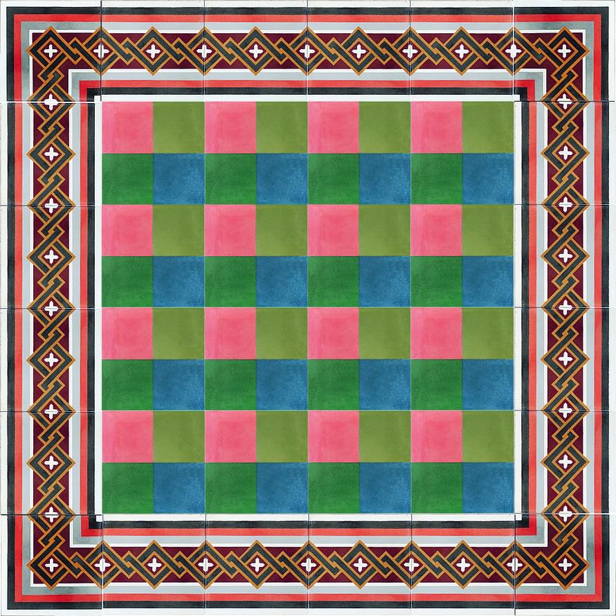 цемент фабрики Carodeco коллекция Les Geometrique