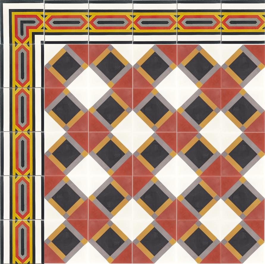 цемент фабрики Carodeco коллекция Les Geometrique