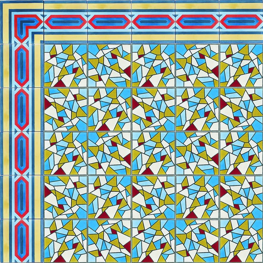 цемент фабрики Carodeco коллекция Les Geometrique