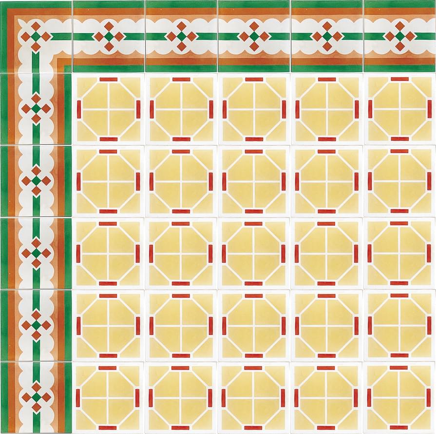 цемент фабрики Carodeco коллекция Les Geometrique