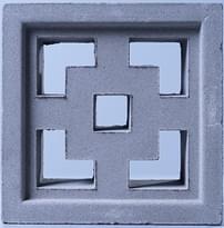 Плитка Carodeco Les Moucharabiehs Cement Block 6 19.5x19.5 см, поверхность матовая, рельефная