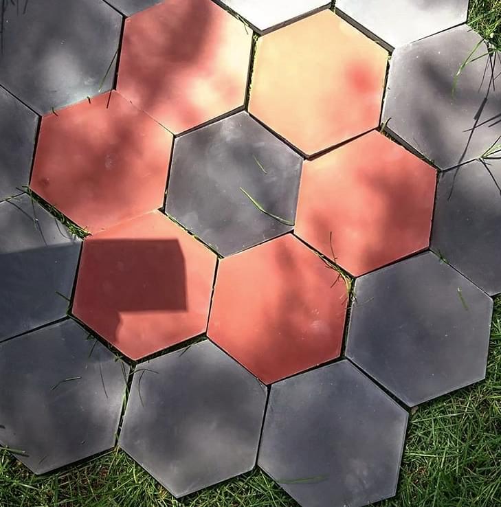 цемент фабрики Carodeco коллекция Les Octogones-Hexagones Et Cabochons