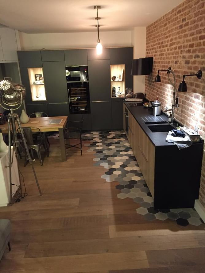 цемент фабрики Carodeco коллекция Les Octogones-Hexagones Et Cabochons