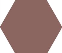Плитка Carodeco Les Octogones-Hexagones Et Cabochons Hexagone Chocolat 45 17.4x20 см, поверхность матовая