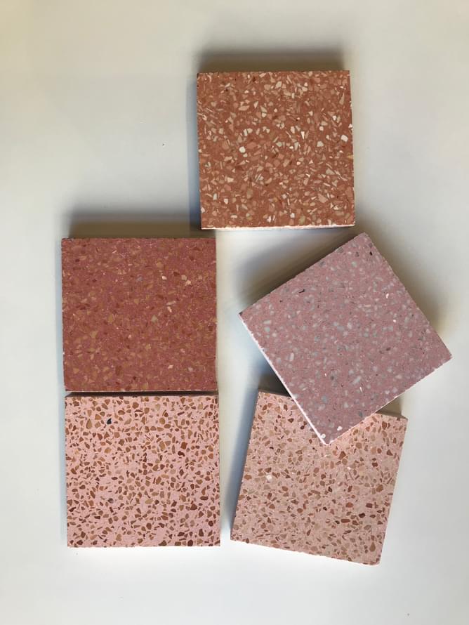 цемент фабрики Carodeco коллекция Terrazzo