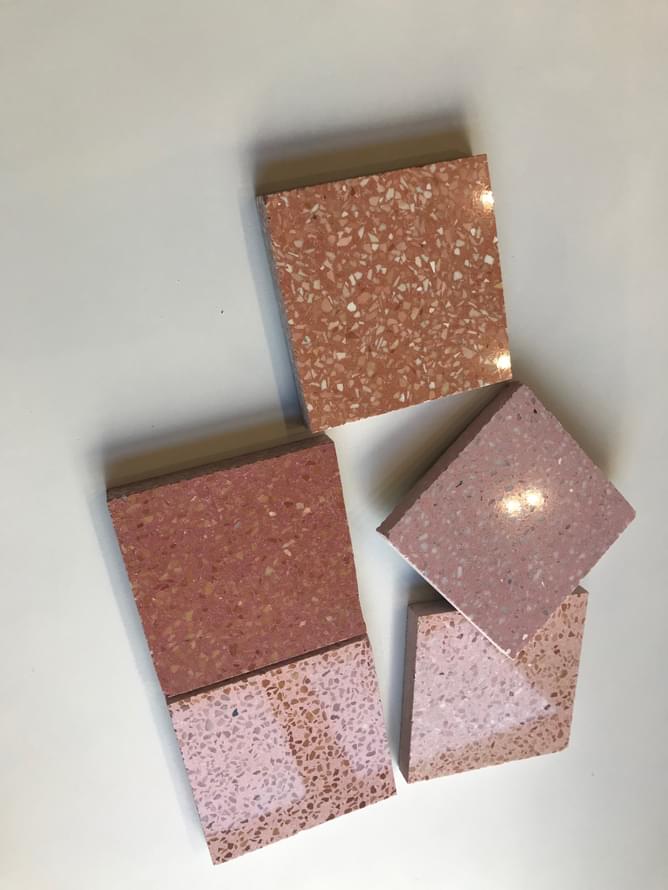 цемент фабрики Carodeco коллекция Terrazzo