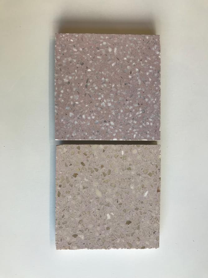 цемент фабрики Carodeco коллекция Terrazzo