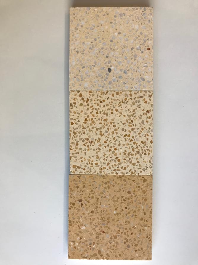 цемент фабрики Carodeco коллекция Terrazzo