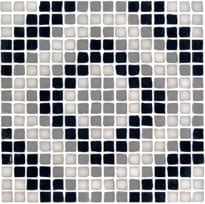 Плитка Casa Dolce Casa Neutra 6.0 Decoro B Dark Mosaico 1.8x1.8 30x26 см, поверхность матовая