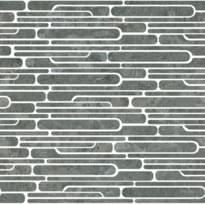 Плитка Casa Dolce Casa Pietre 3 Limestone Coal Mosaico Ellittico 30x30 см, поверхность матовая