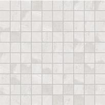 Плитка Casa Dolce Casa Stones And More 2.0 Burl White Glossy Mosaico 3x3 30x30 см, поверхность полированная