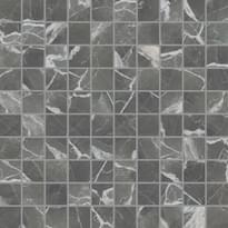Плитка Casa Dolce Casa Stones And More 2.0 Calacatta Black Glossy Mosaico 3x3 30x30 см, поверхность полированная